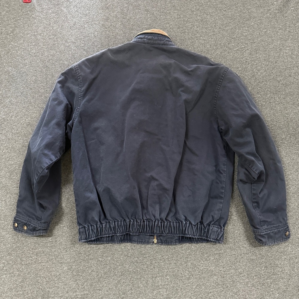 Vintage Polo Ralph Lauren Harrington Jacket Mens Small Navy Good Corduroy Collar - Picture 6 of 7